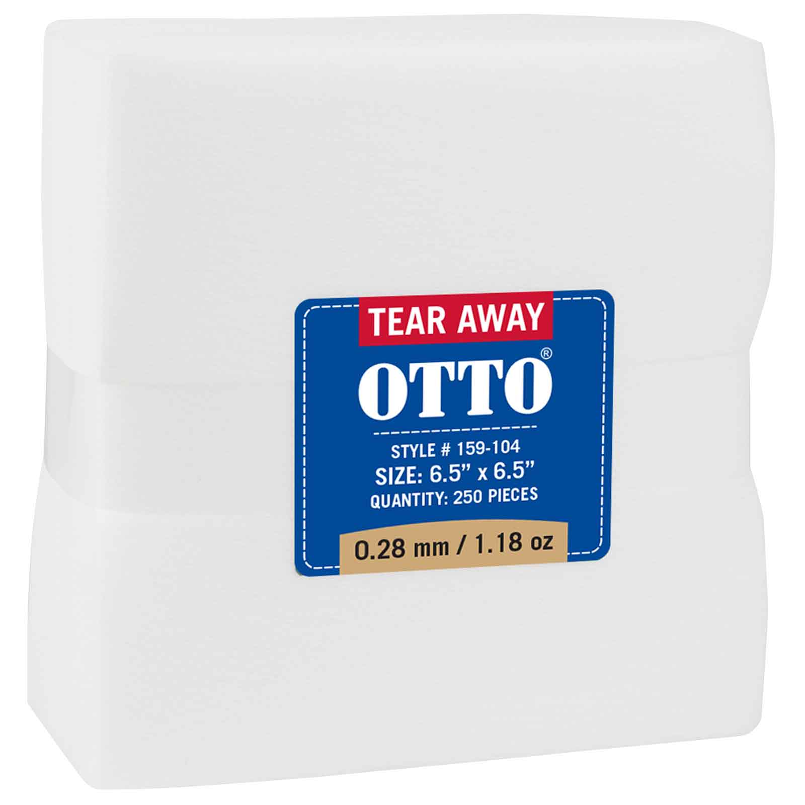 OTTO Embroidery Stabilizer Backing Tear Away Sheets 1