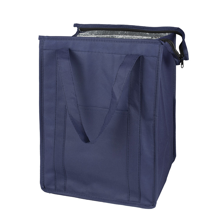 12"W x 16"H x 10"Gusset - "SUPER COOLER" Large Insulated Cooler Zipper Tote Bag 9