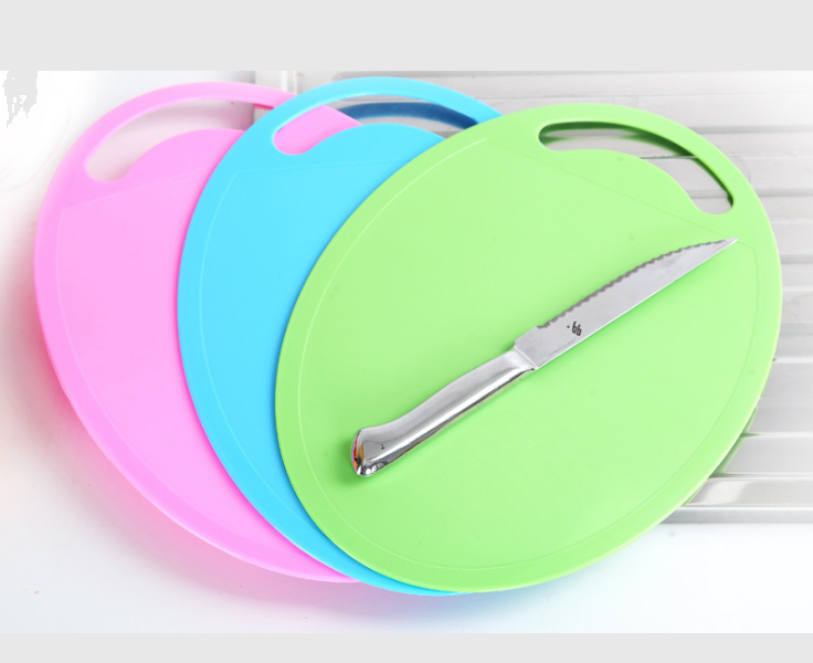 Oval Shape Plastic Chopping Board/Cutting Board 2
