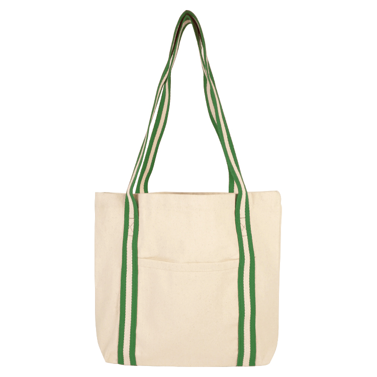 Sonoma Striped Handle 10oz Cotton Tote Bag 6
