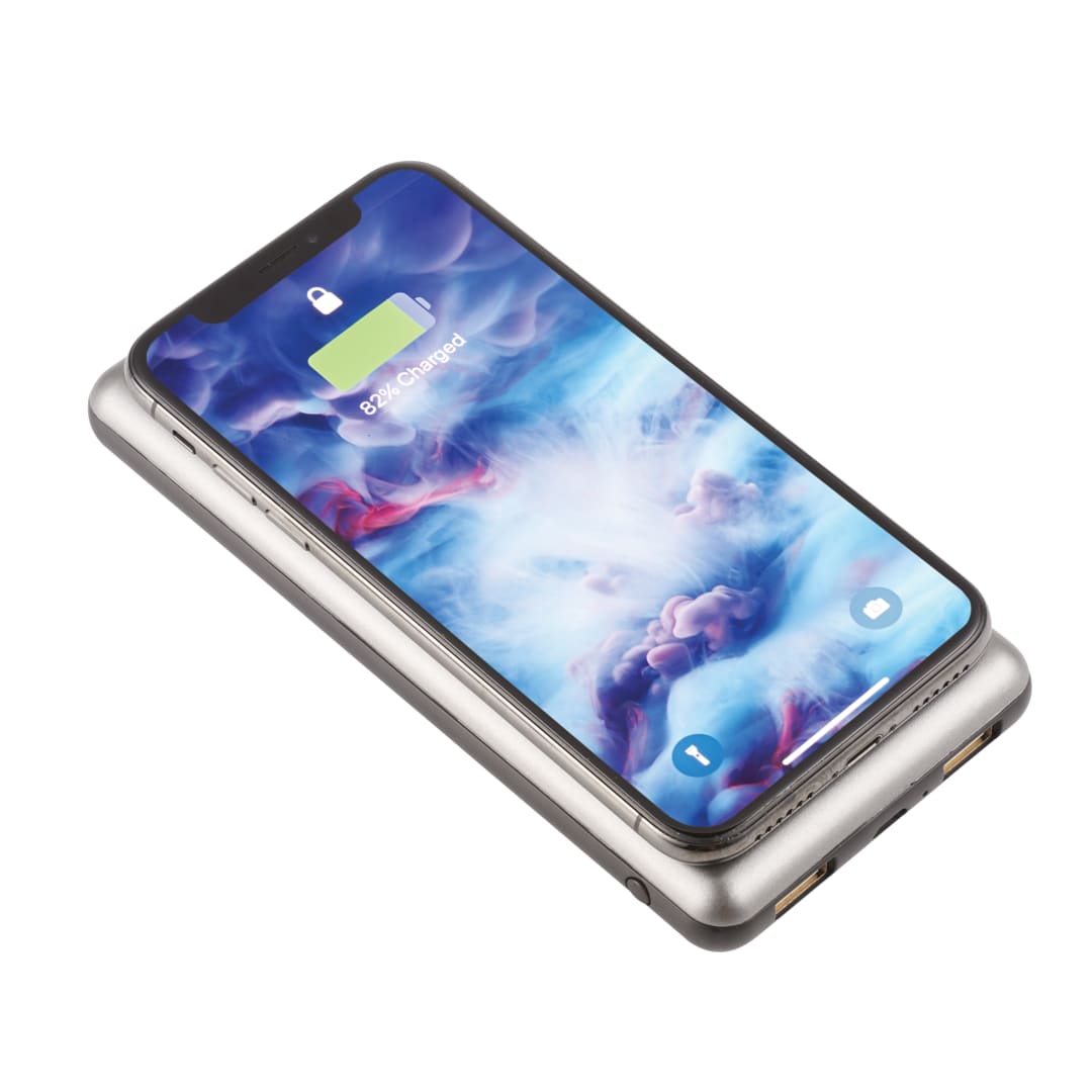 UL Listed Light Up Qi 10000 Wireless Power Bank 18