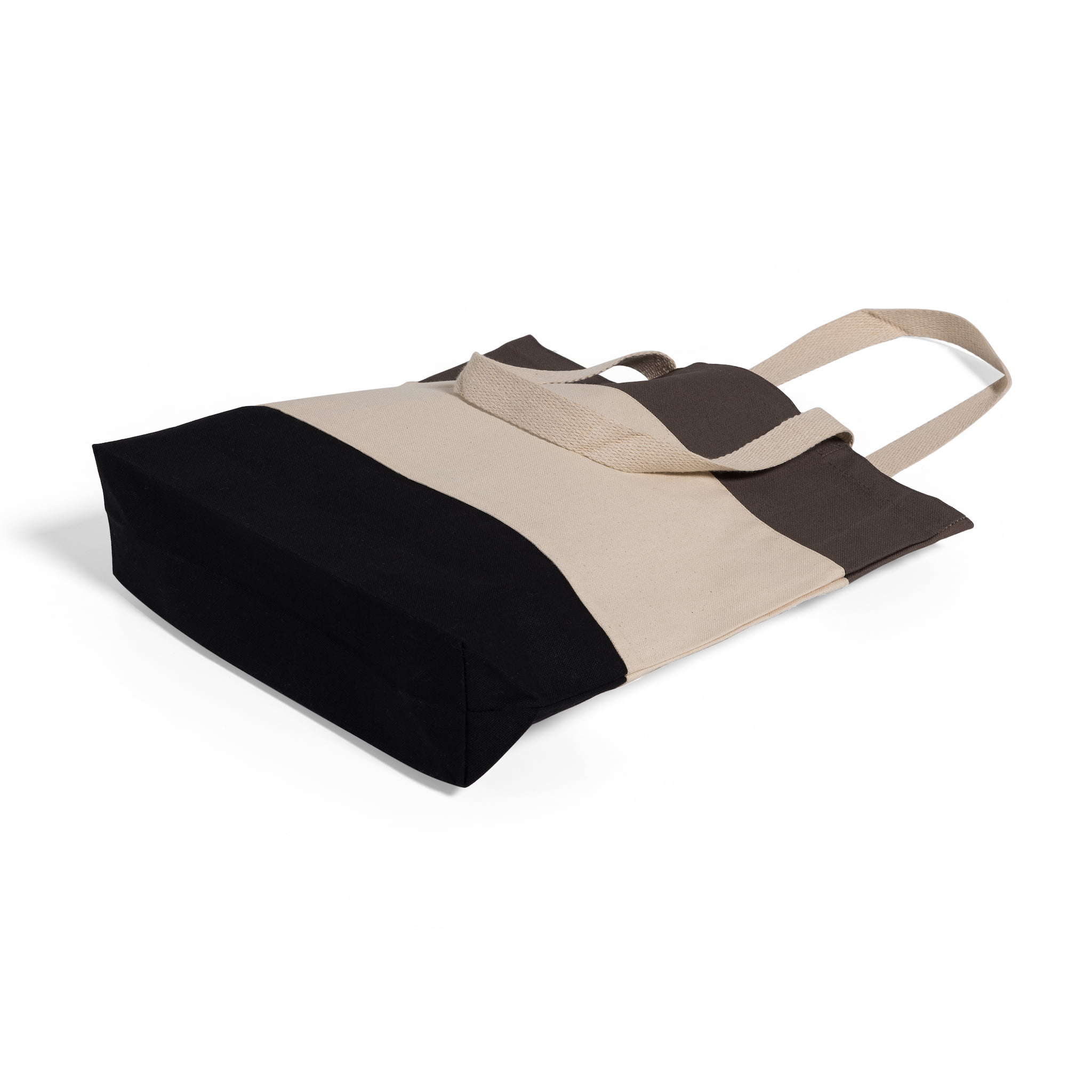 Tri-Color Canvas Tote Bag 11