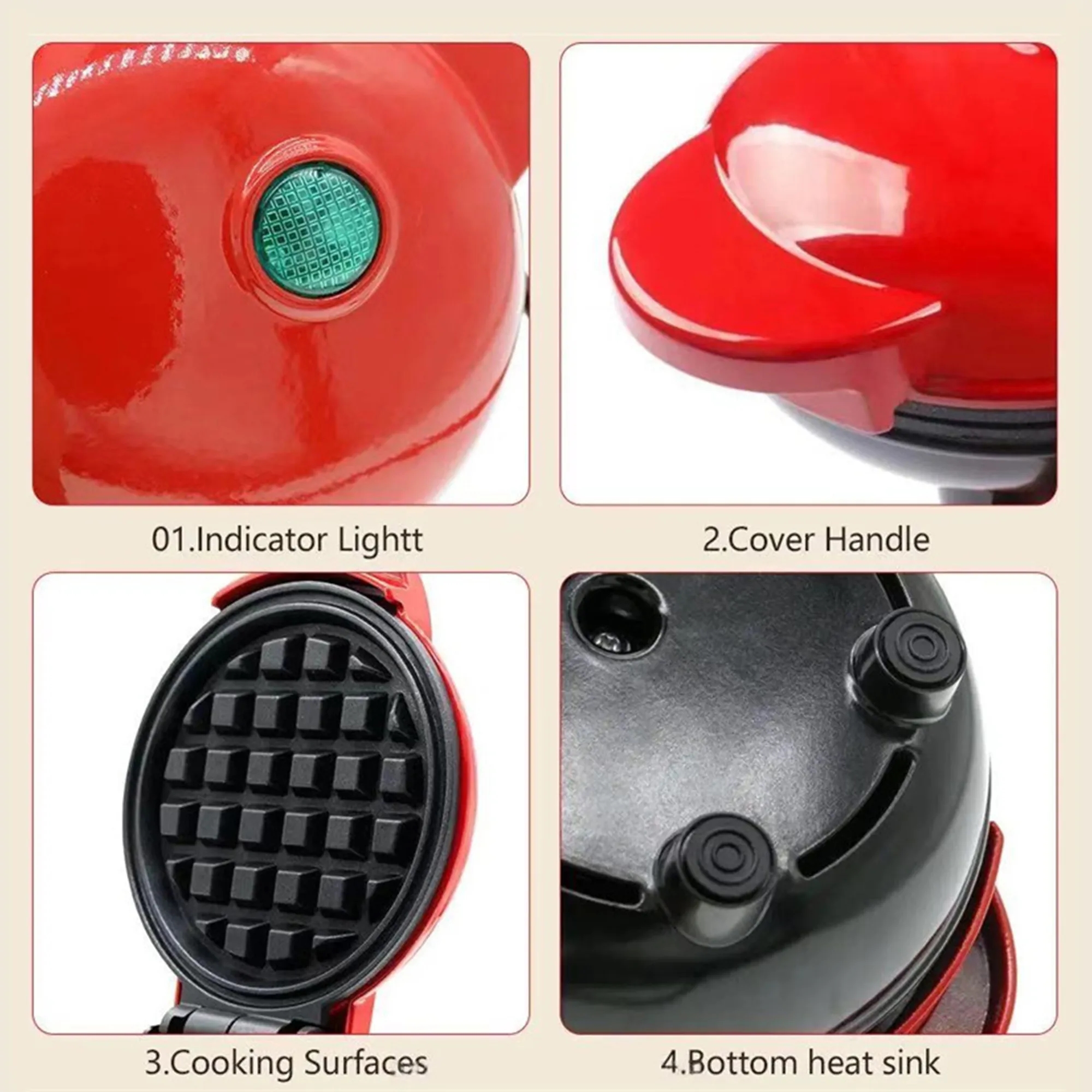 Mini Waffle Maker 5