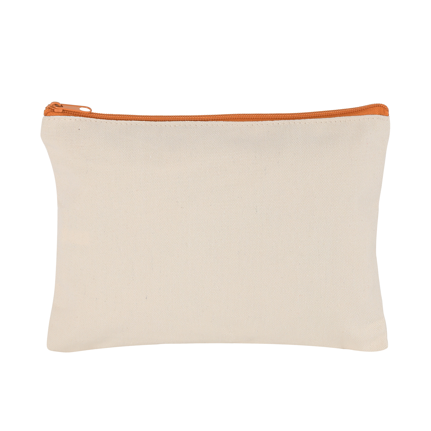 Large Travel Cotton Canvas Zip Pouch 15