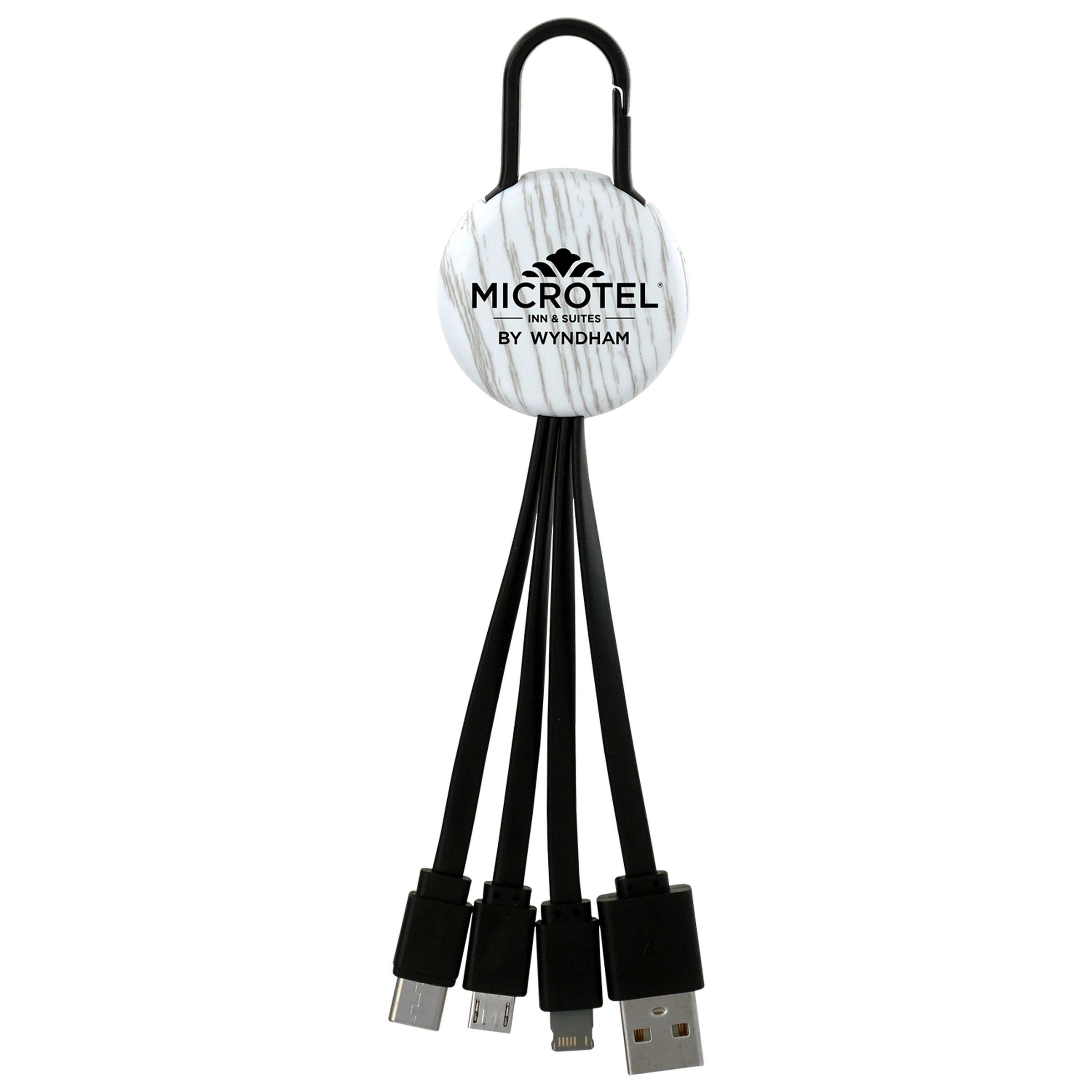 WHITE WOOD CLIP 3 IN 1 CHARGING CABLE 3