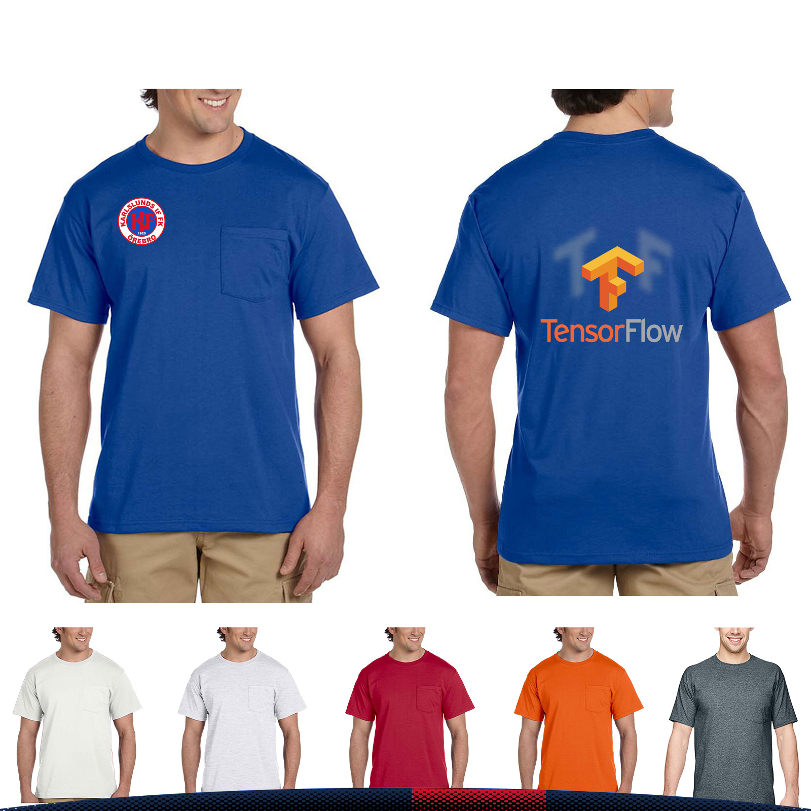 Jerzees® Adult Pocket T-Shirts 2