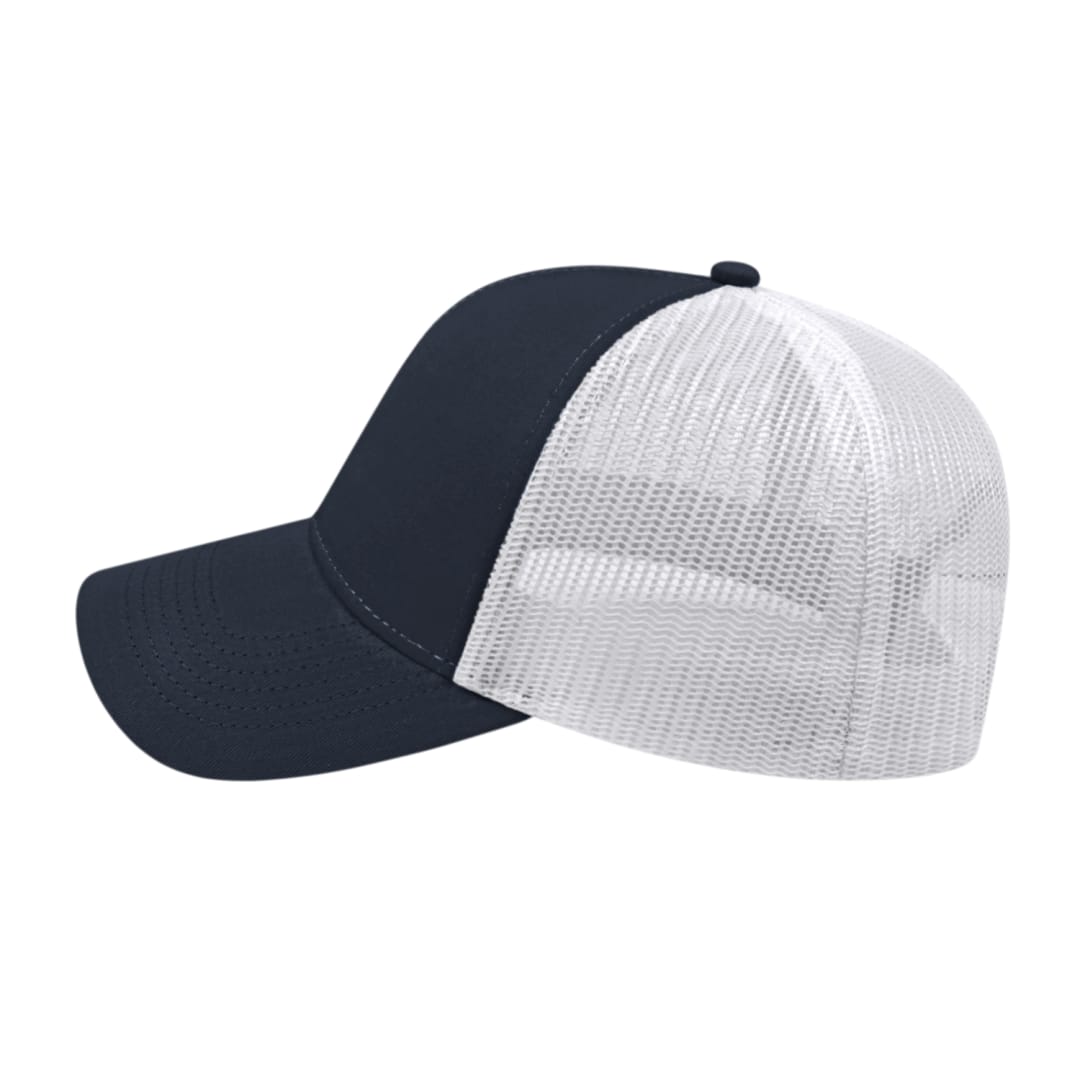 Cap America Two-Tone Trucker Mesh Back Cap 374