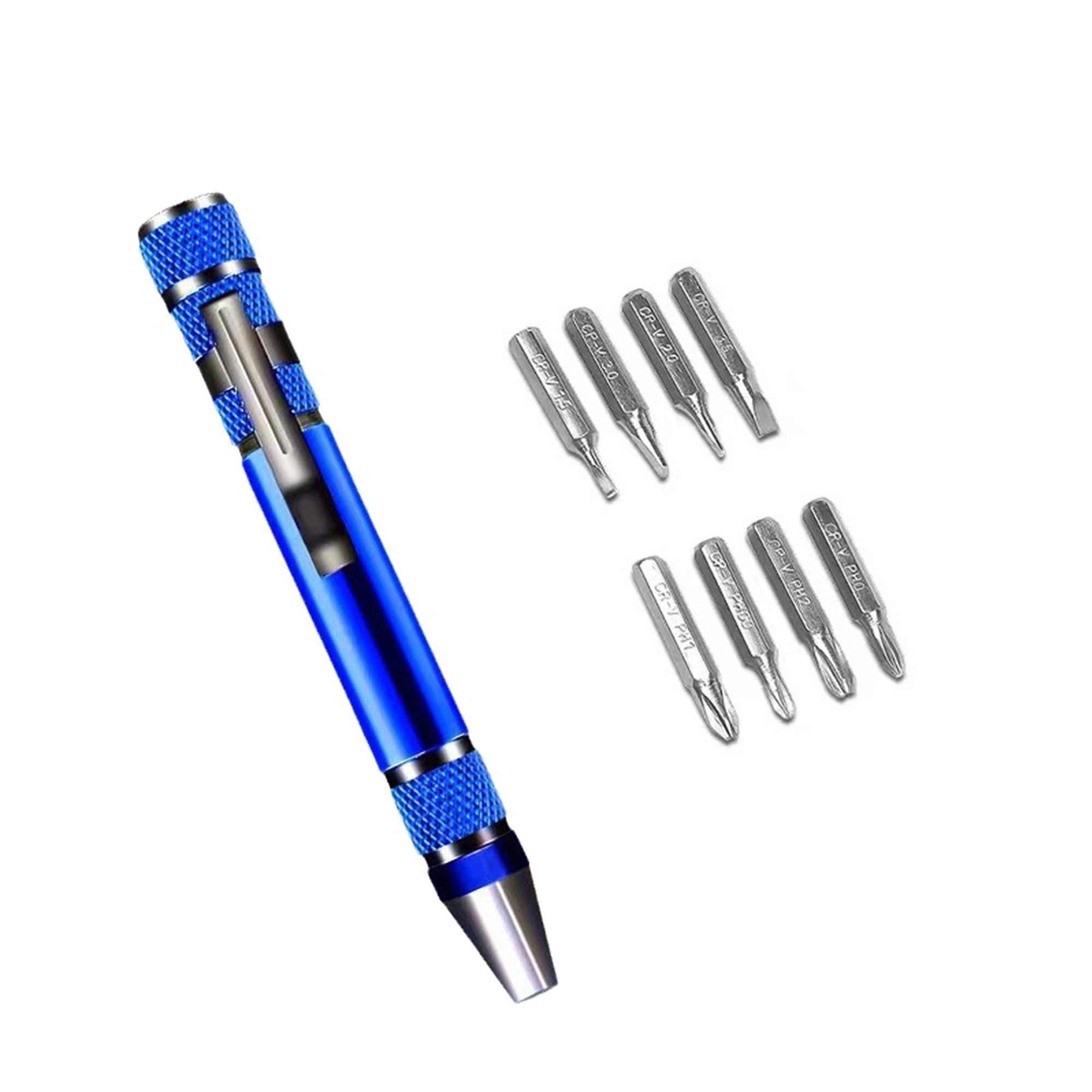 8" 1 Aluminum Pen Style Tool Kit 2