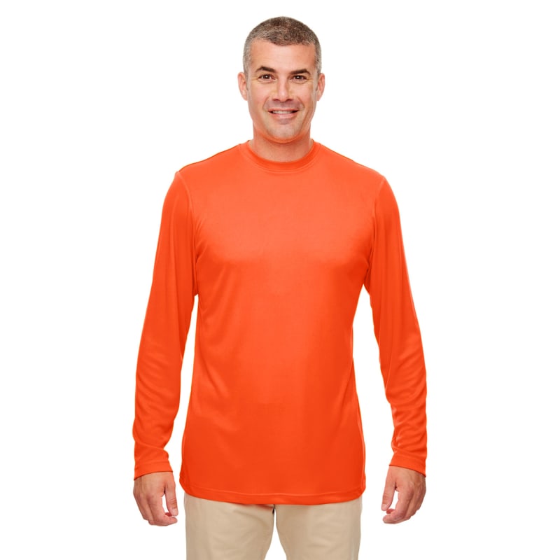 UltraClub Men's Cool & Dry Performance Long-Sleeve Top 5
