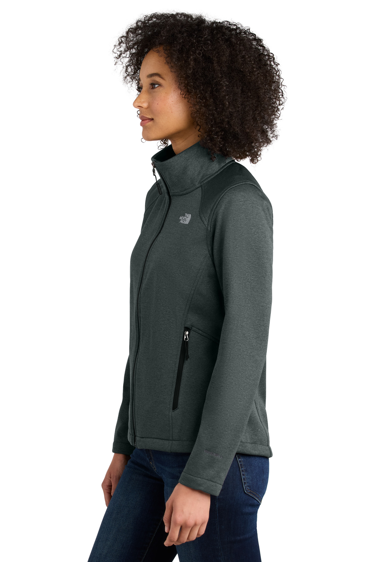 The North Face Women's Chest Logo Ridgewall Soft Shell Jacket NF0A88D4 9