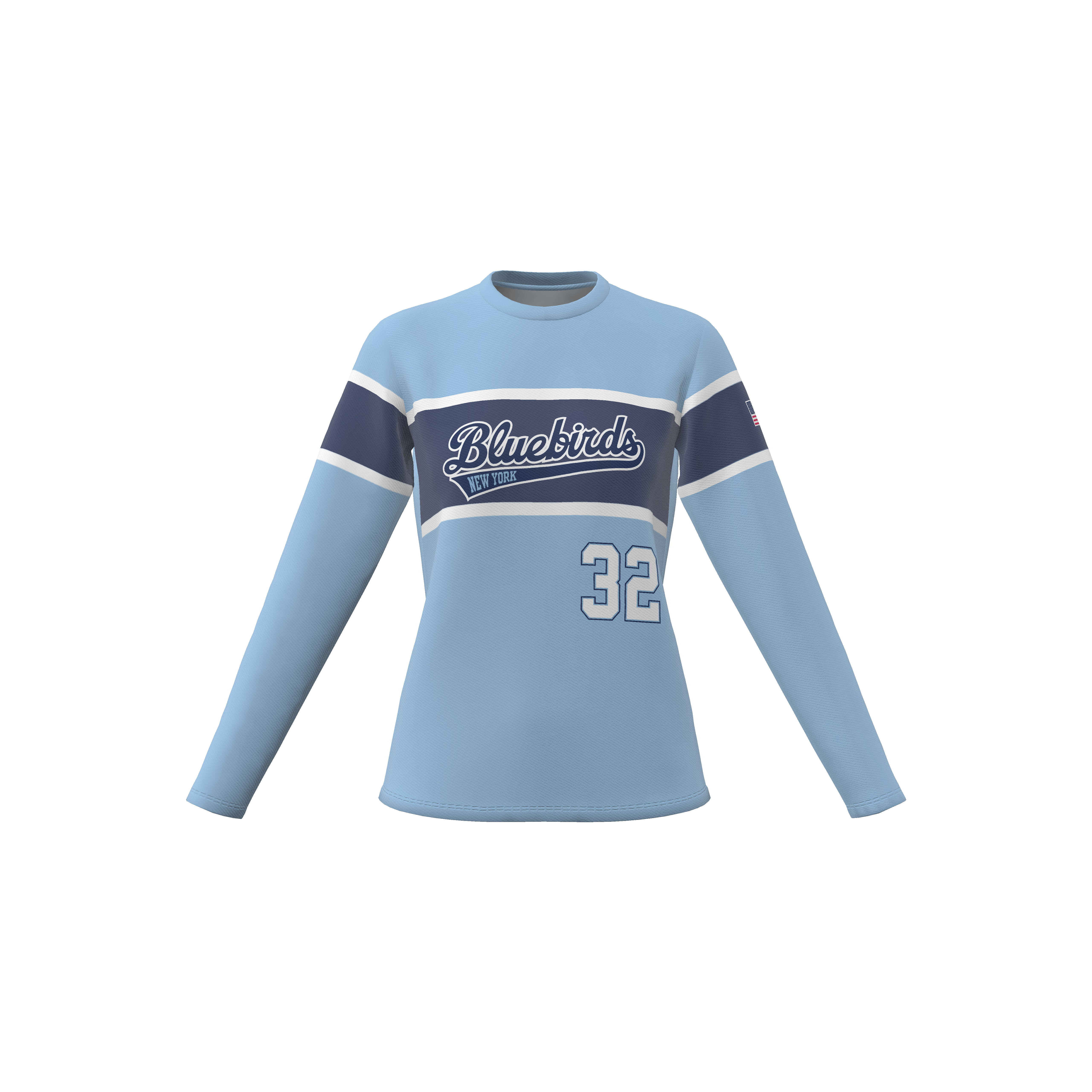 Women's Blitz Long Sleeve Crew Neck T-Shirt - Dynalite 3