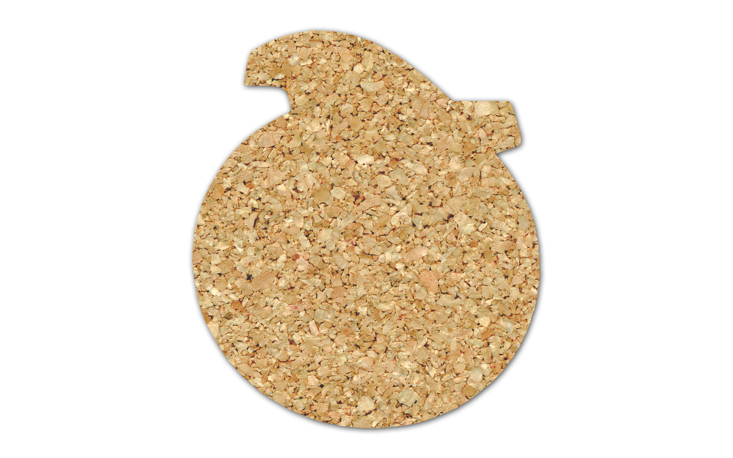 Peach Cork Coaster 4PC 2