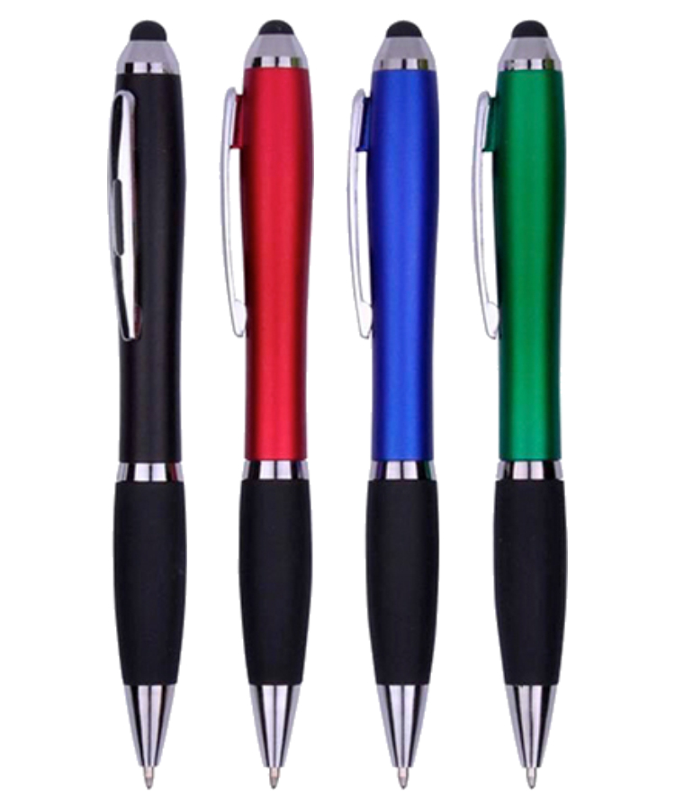 Colored Barrels - Executive - Stylus Pens with Black Grip 3