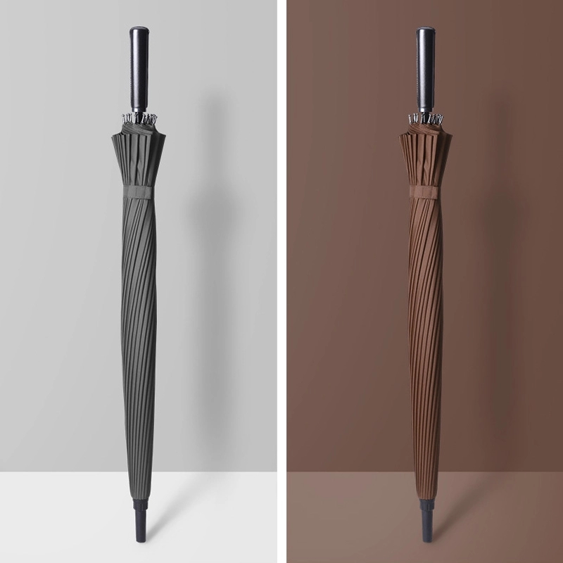 Custom 24-bone Straight Handle Umbrella 11