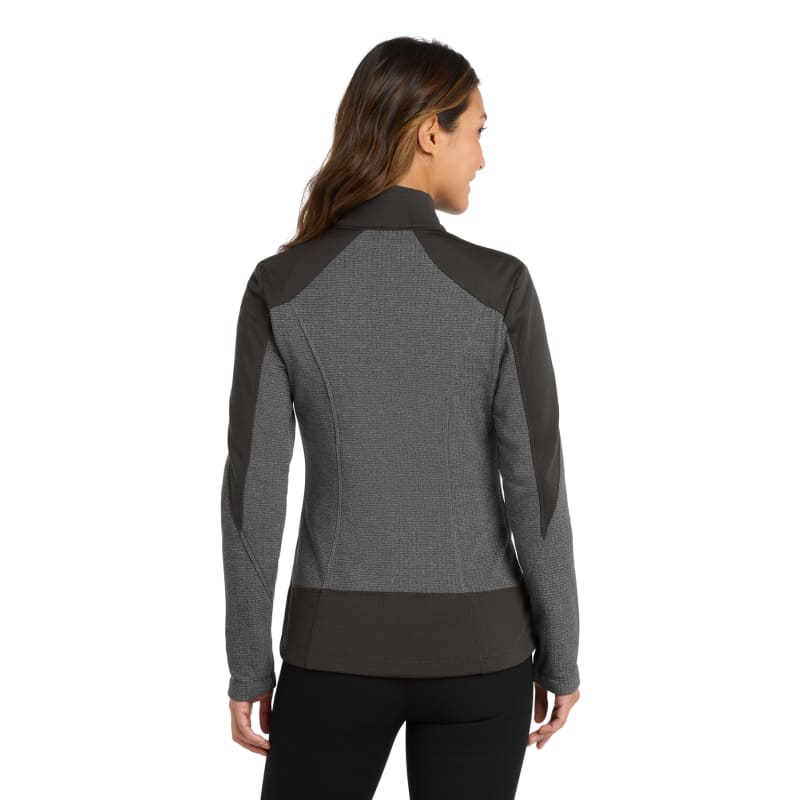Port Authority Women's Grid Fleece Jacket. 2