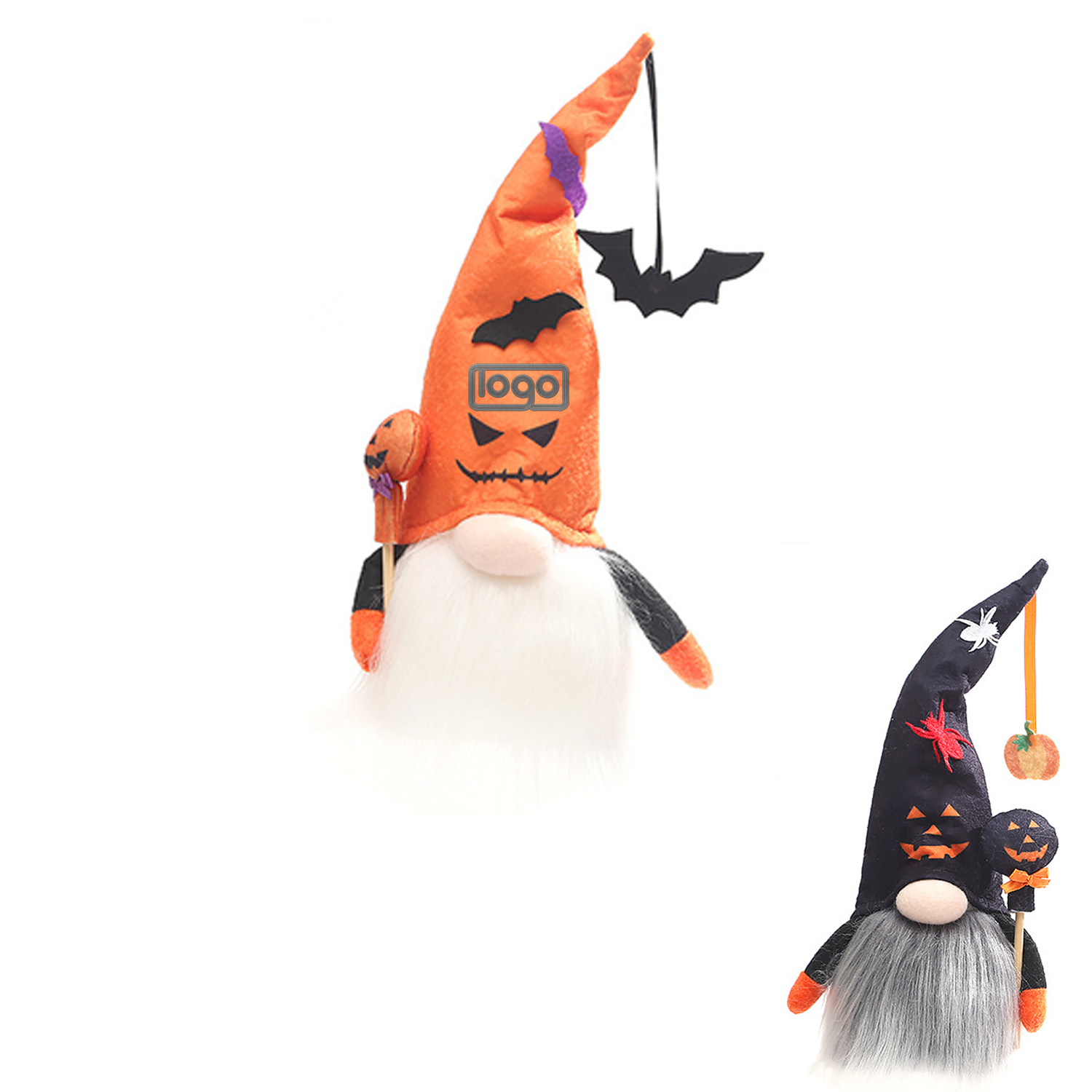 Halloween Pumpkin Doll w/ Light 6
