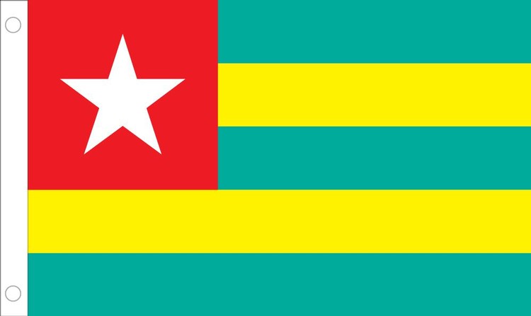 Togo Flag - 2' x 3' - Nylon 1
