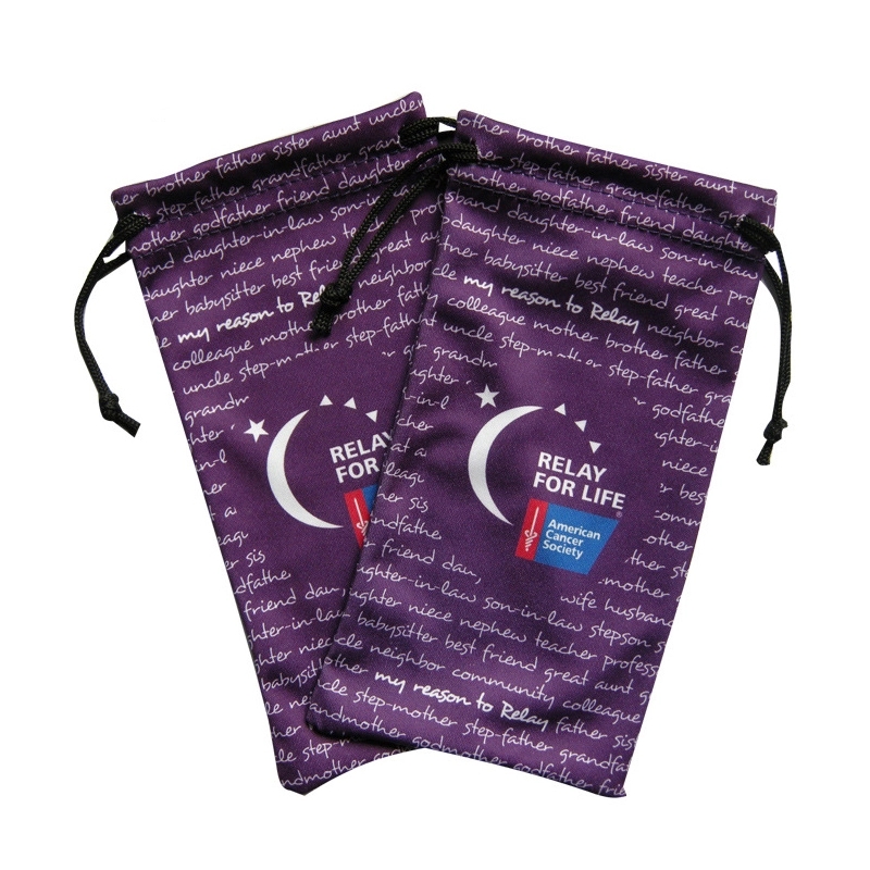 Custom Full Color Microfiber Eyeglass Pouch 4