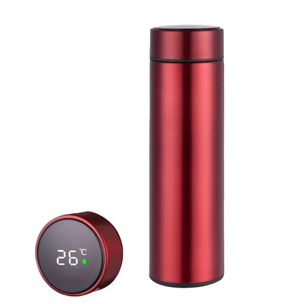 Digital Temperature Display Stainless Steel Water Bottle, custom water bottle with logo imprint 4