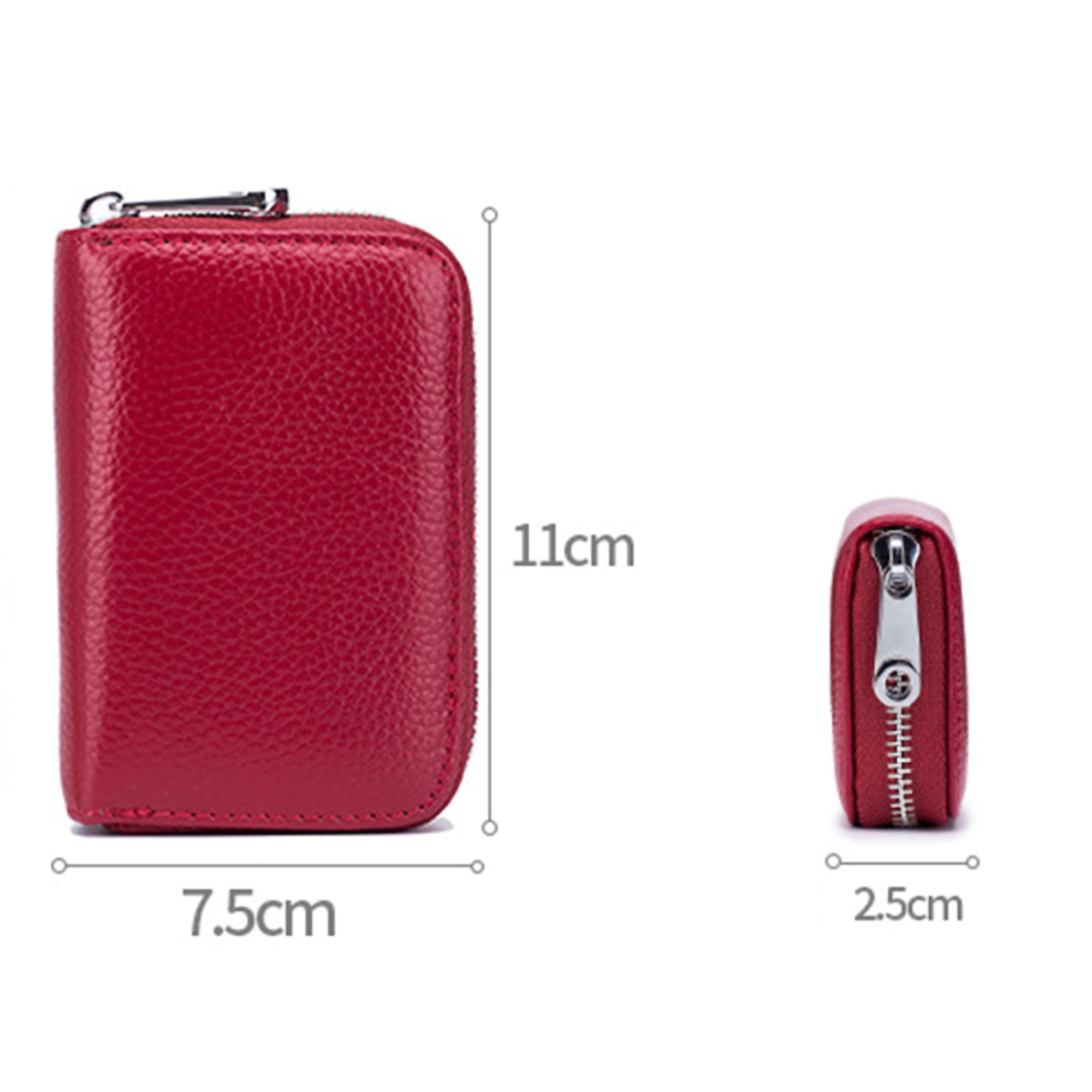 Adult's Unisex Leather Wallet w/Credit Card Holder 3