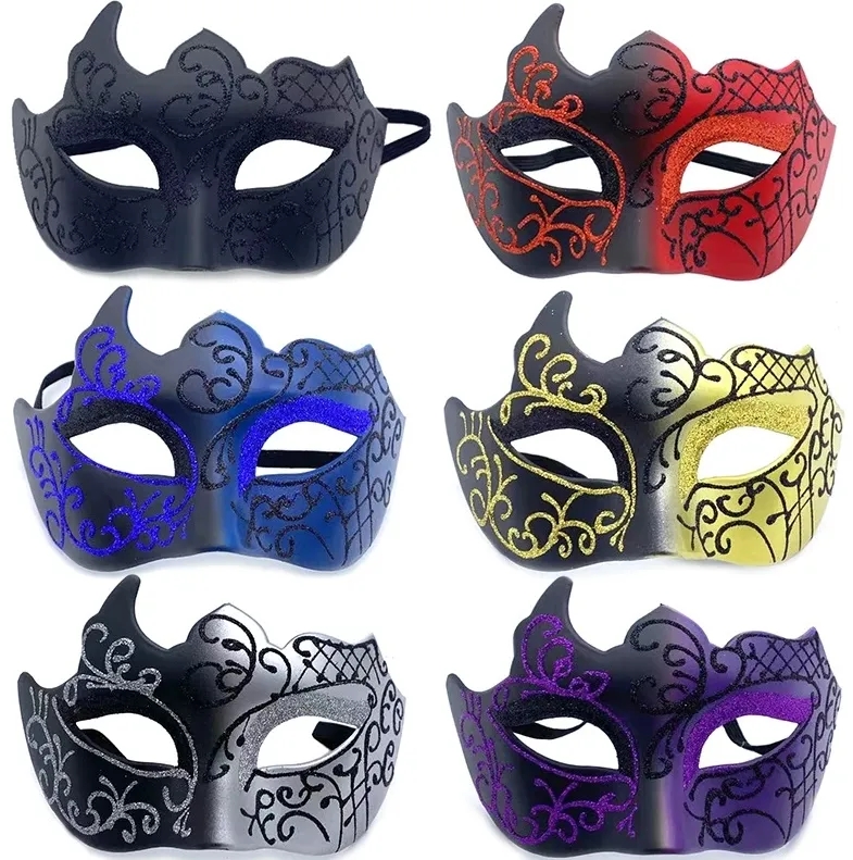 Venetian Couple Masquerade Mask Set 5