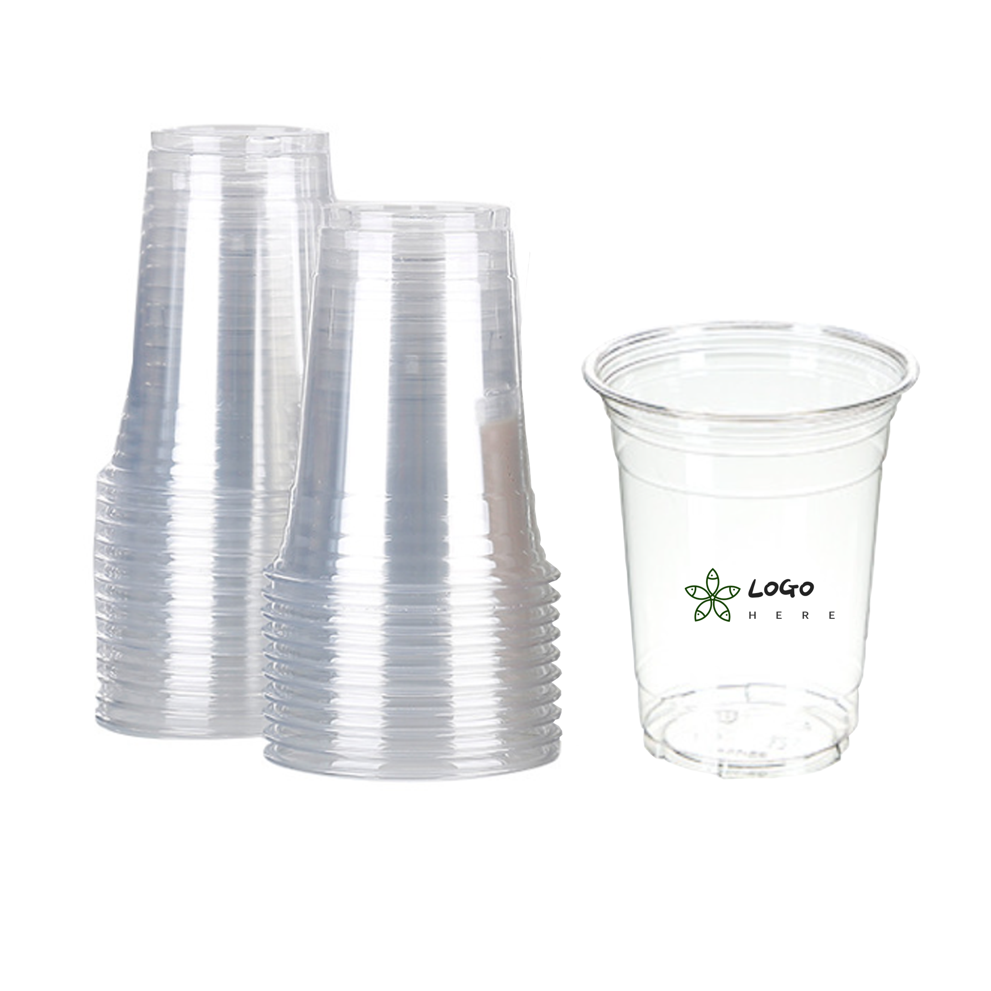 MOQ50 16oz Disposable Clear Plastic Cup 2