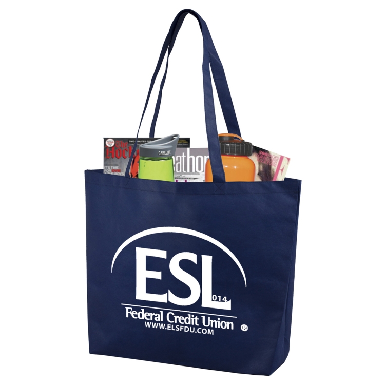 21"W x 15"H x 5" Gusset - "CAROLINA" Large Shopping and Beach Tote Bag 19