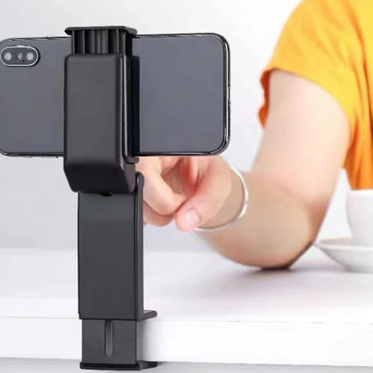 Foldable Adjustable Phone Stand for Desktop Vertical Use 5