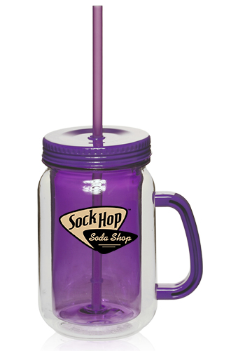 17 oz. Mason Jars with Straw 29