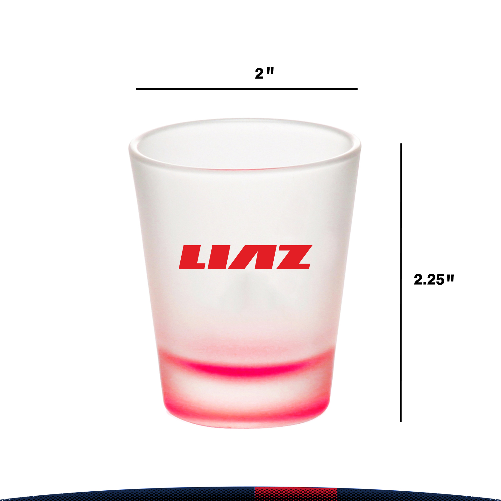 1.75 oz. Topf Frosted Shot Glasses 9