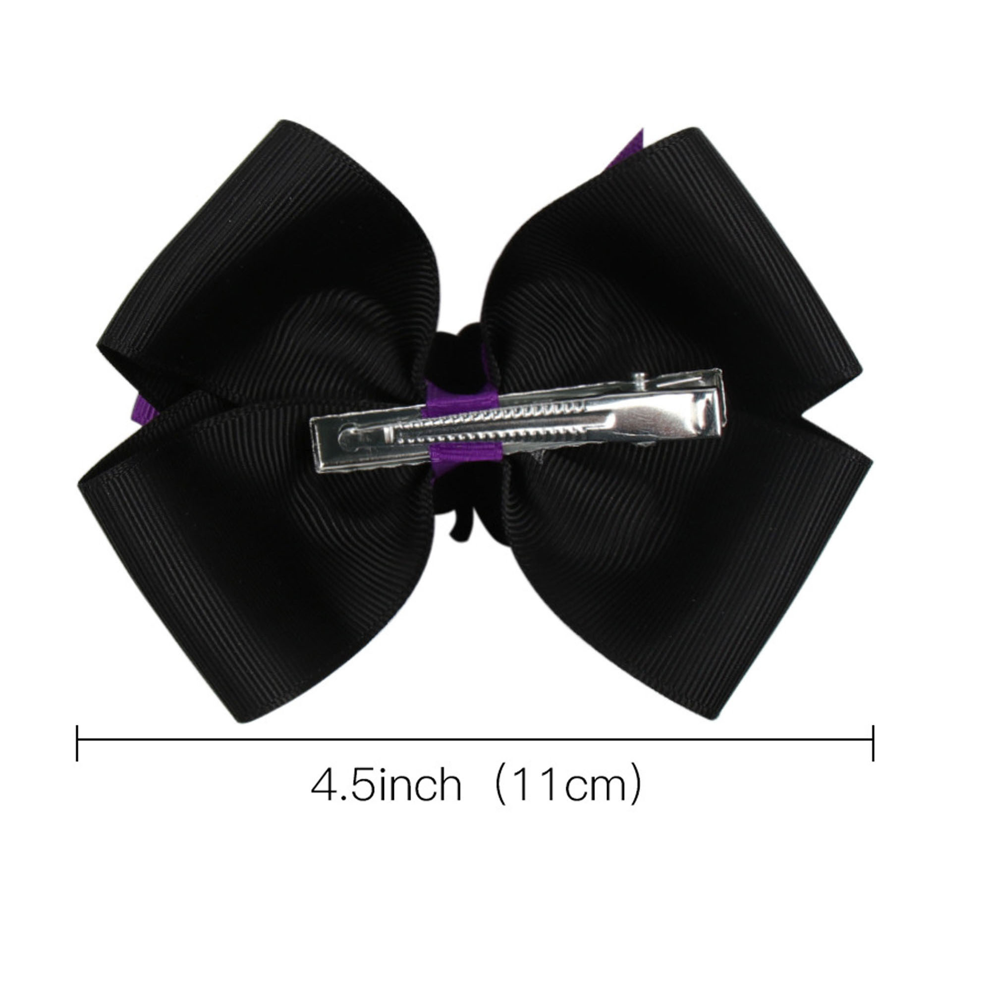 Halloween-Themed Hair Bows with Spider and Pumpkin Clips 4