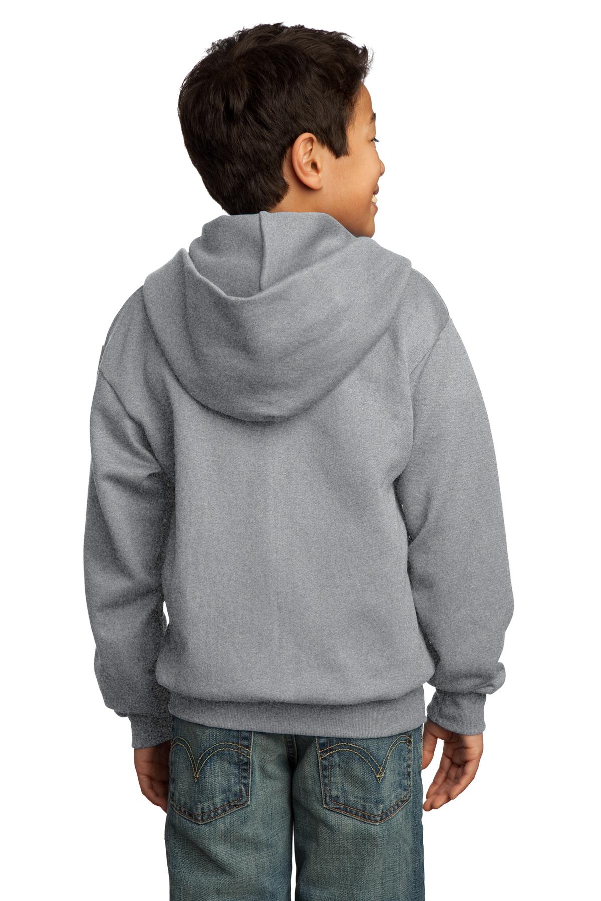 Port & Company® Youth Core Fleece Full-Zip Hooded Sweatshirt 29
