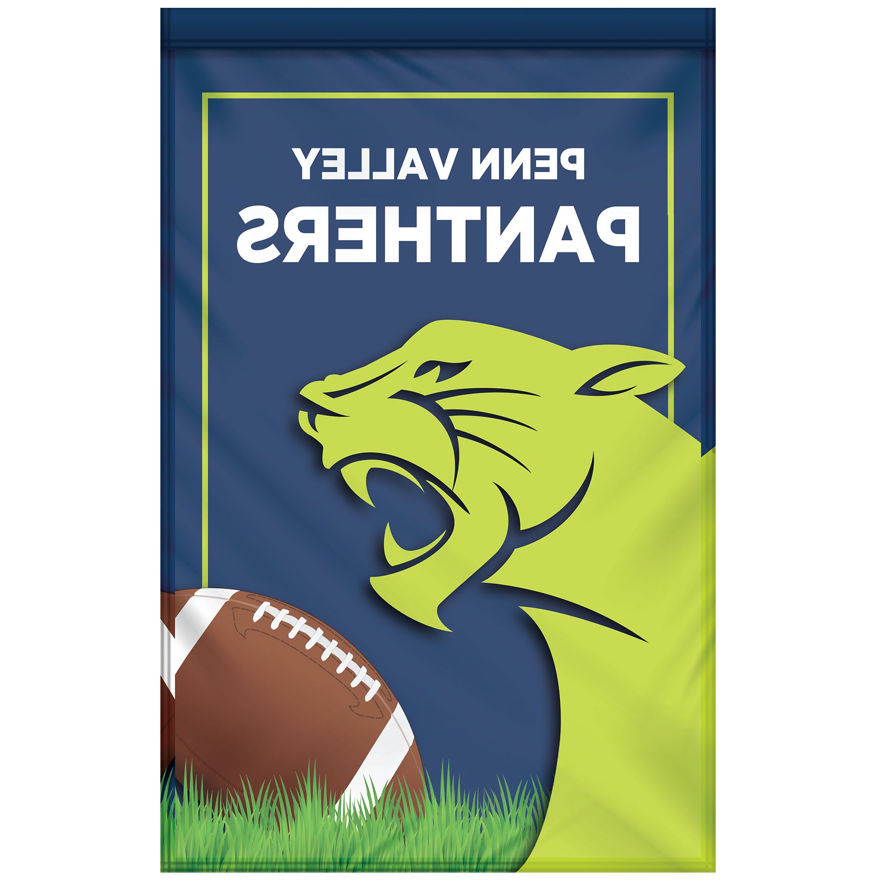 14" x 20" Custom Single Reverse Garden Banner 7