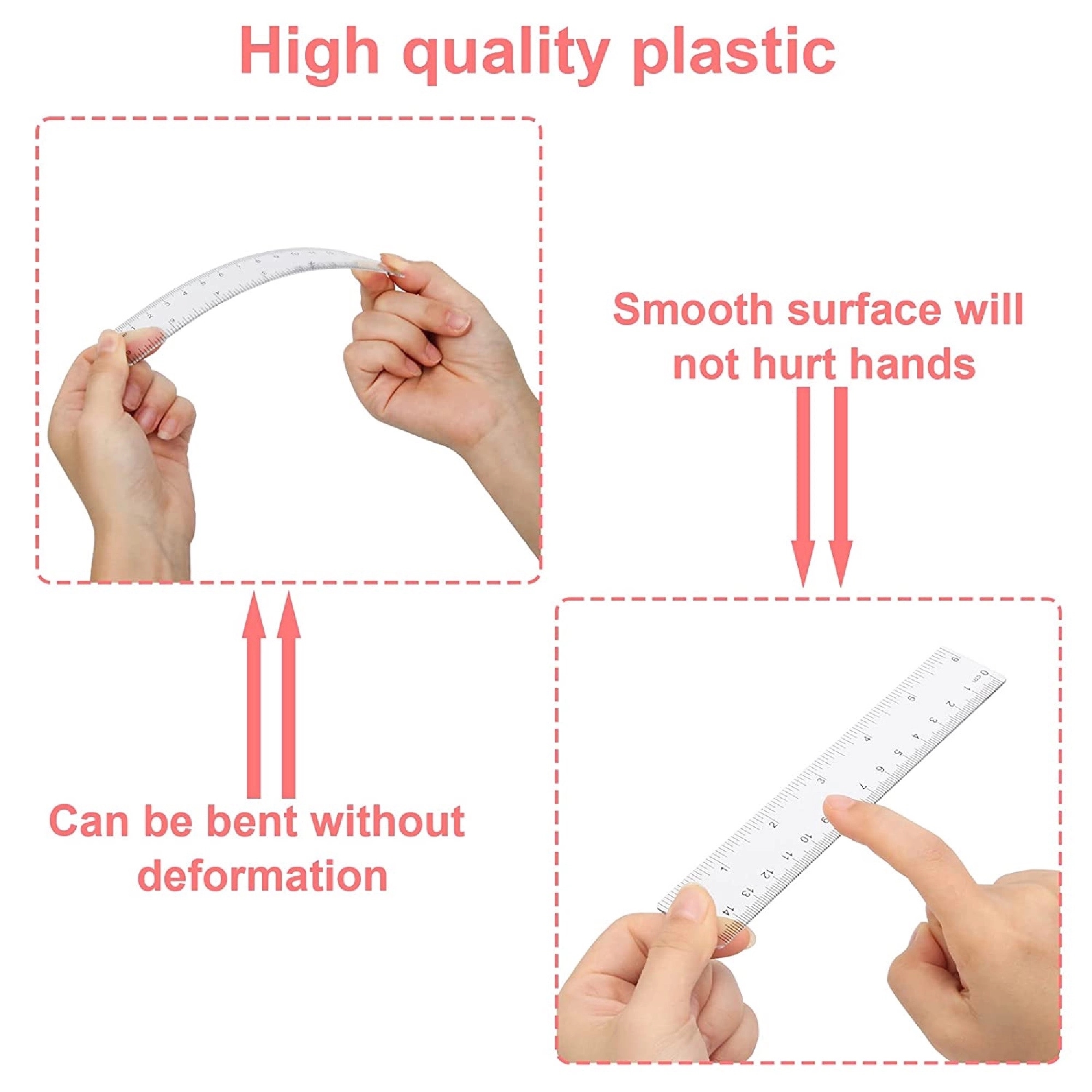 Plastic Ruler MOQ 50PCS 4