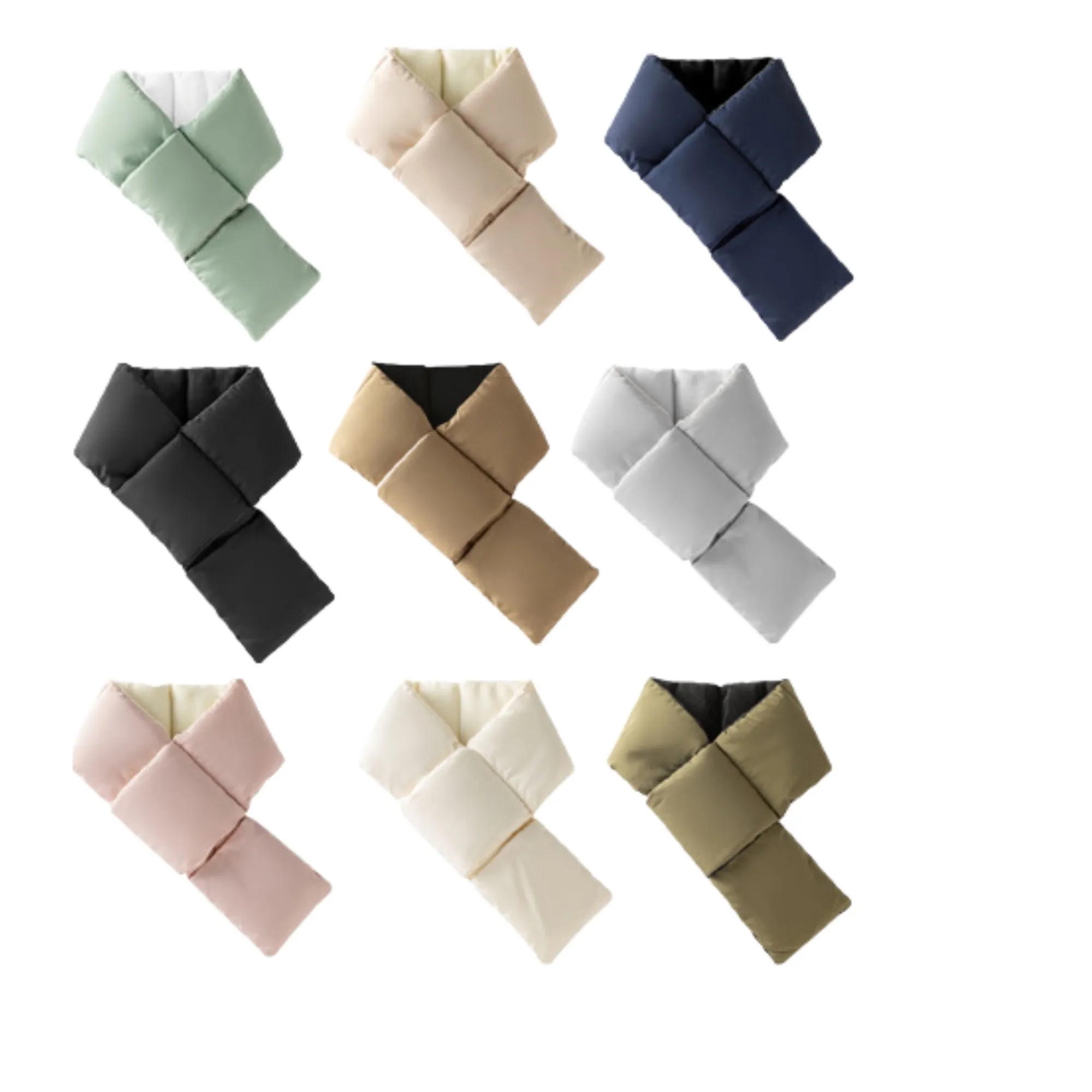 Lightweight Down Scarf Winter Warm Neck Wrap Neckwarmer 2
