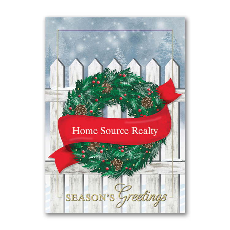 Hanging The Wreath Card 2