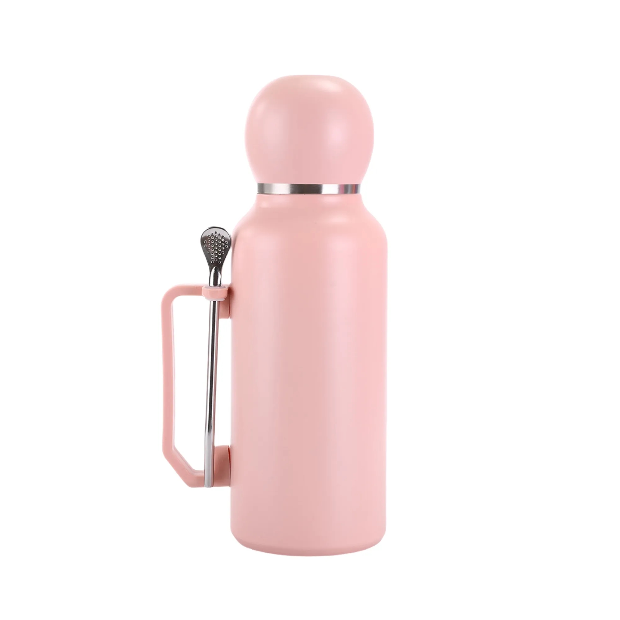 43oz 304 Stainless Steel Insulated Cup With Straw & Spoon 6