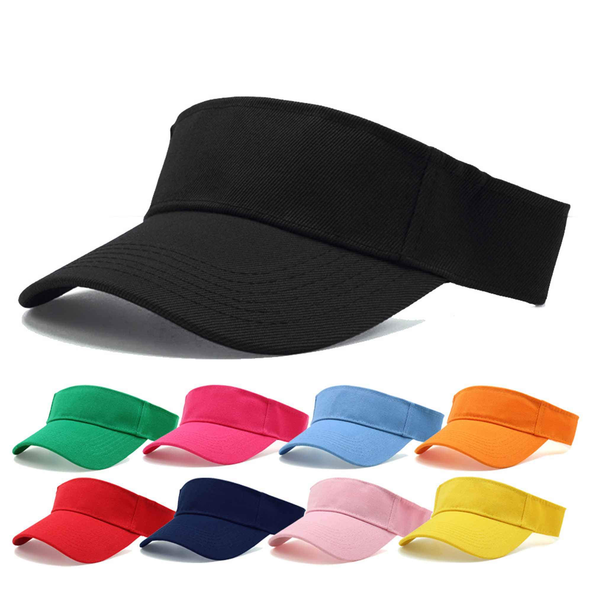 Custom Empty Top Baseball Visor Cap 2