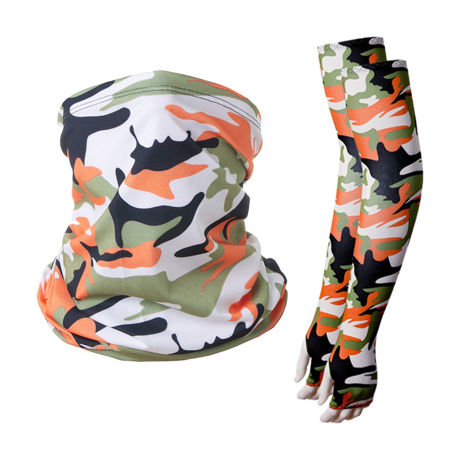 COMBO - Arm sleeves & Neck Gaiter w/ Full Bleed Sublimation 21