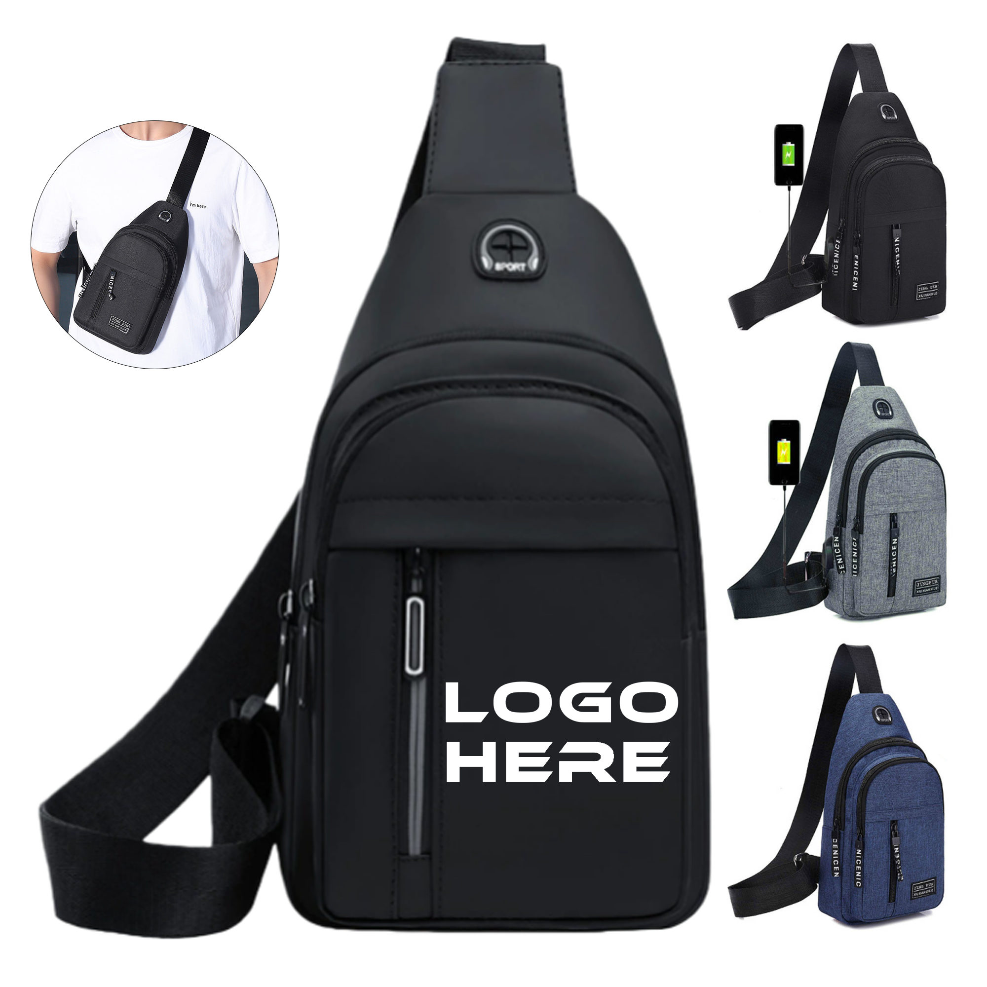 Travel Crossbody Sling Bag 1