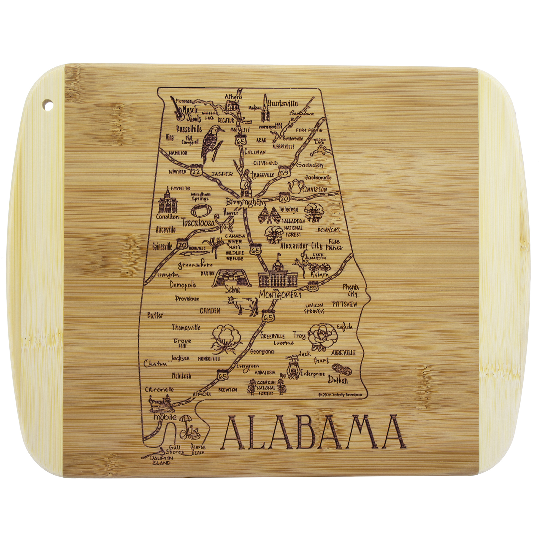 A Slice of Life Alabama Serving & Cutting Board 5