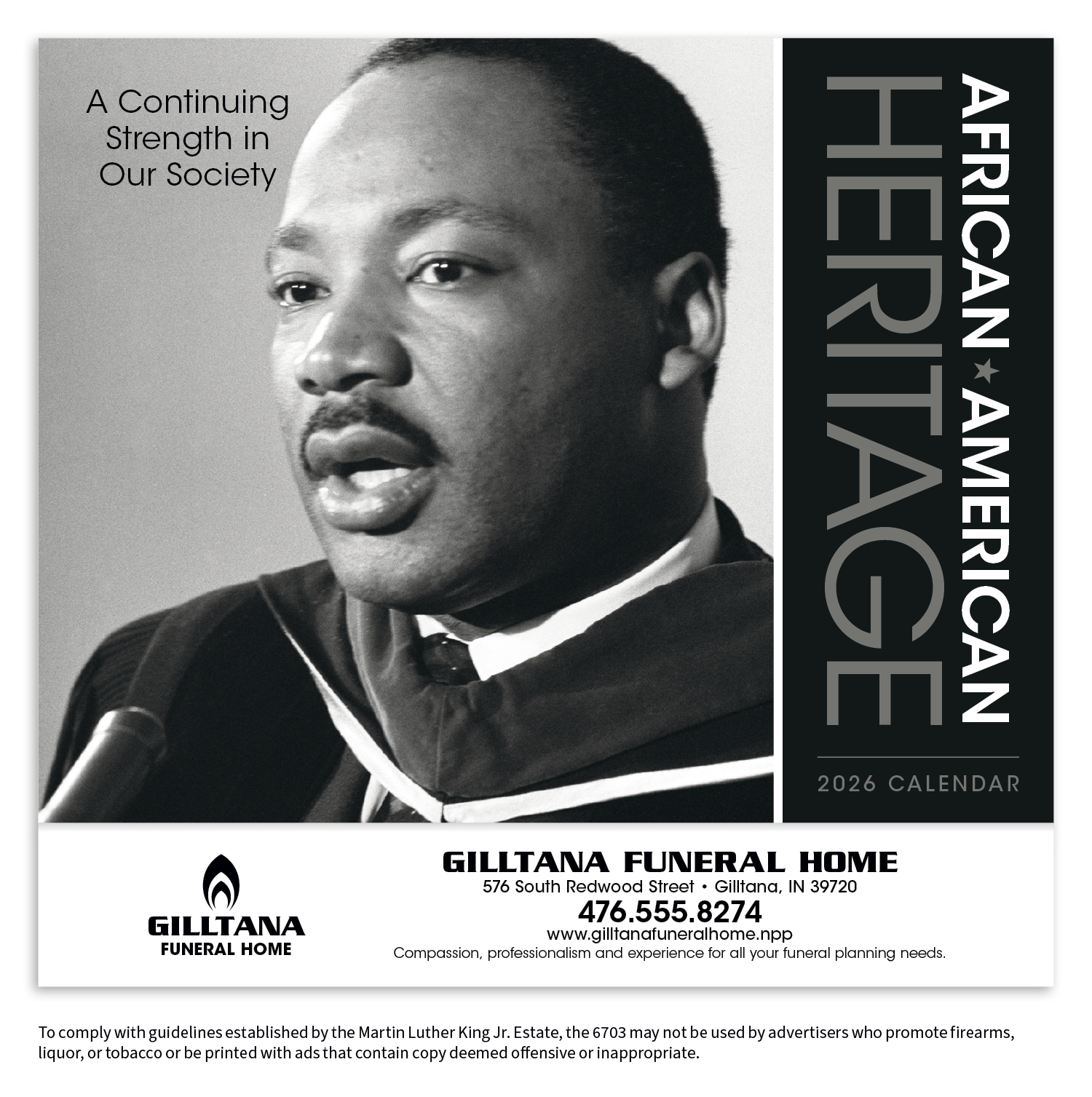 Triumph® Calendars African-American Heritage: Dr. Martin Luther King, Jr. Calendar 35