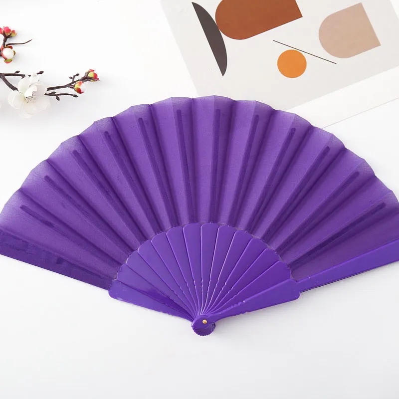Chinese Style Solid Color Fan 9
