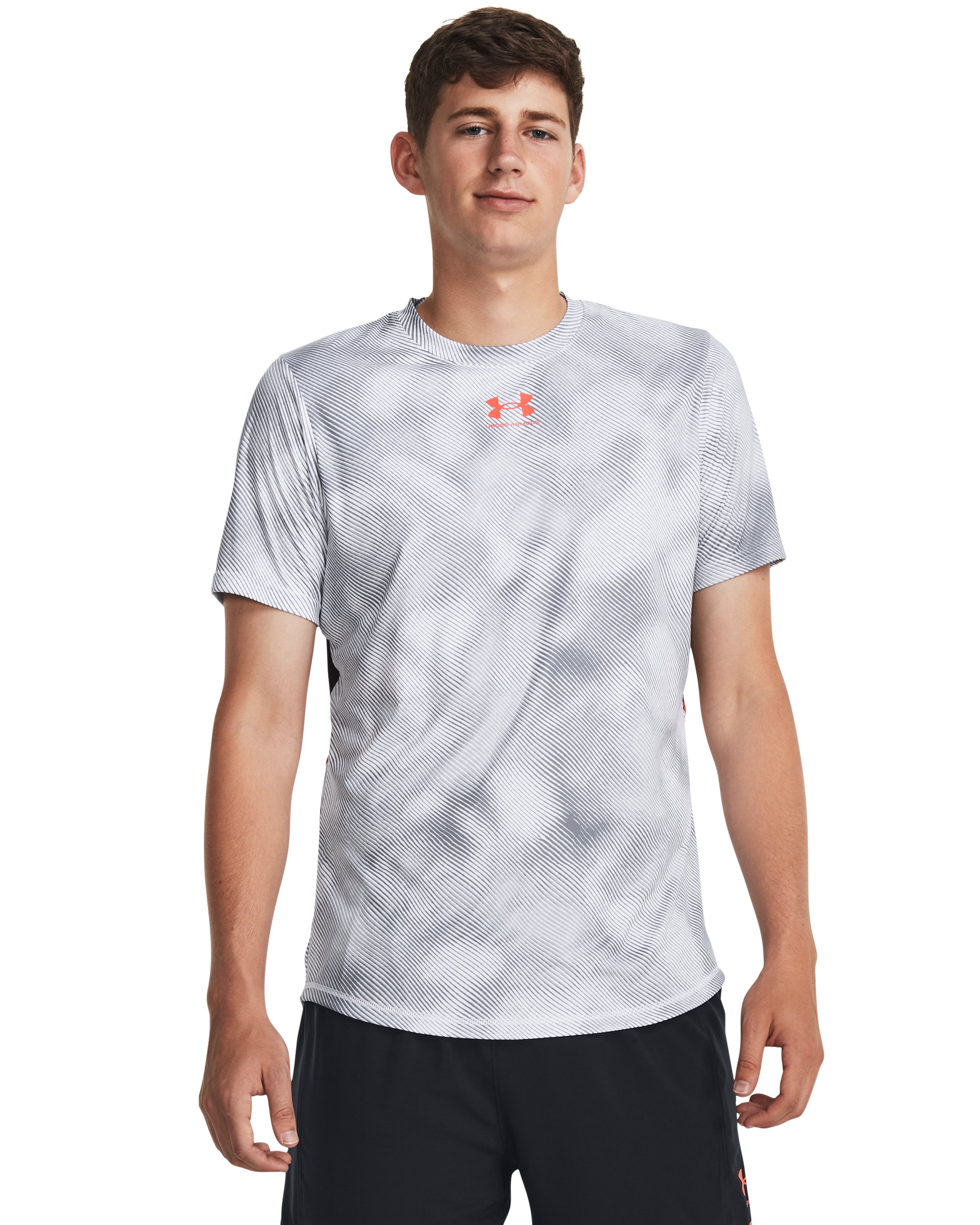 UA Challenger Pro Printed Men's Training Short Sleeve 2