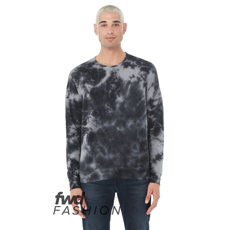 Bella + Canvas FWD Fashion Unisex Tie-Dye Pullover Sweatshirt 17