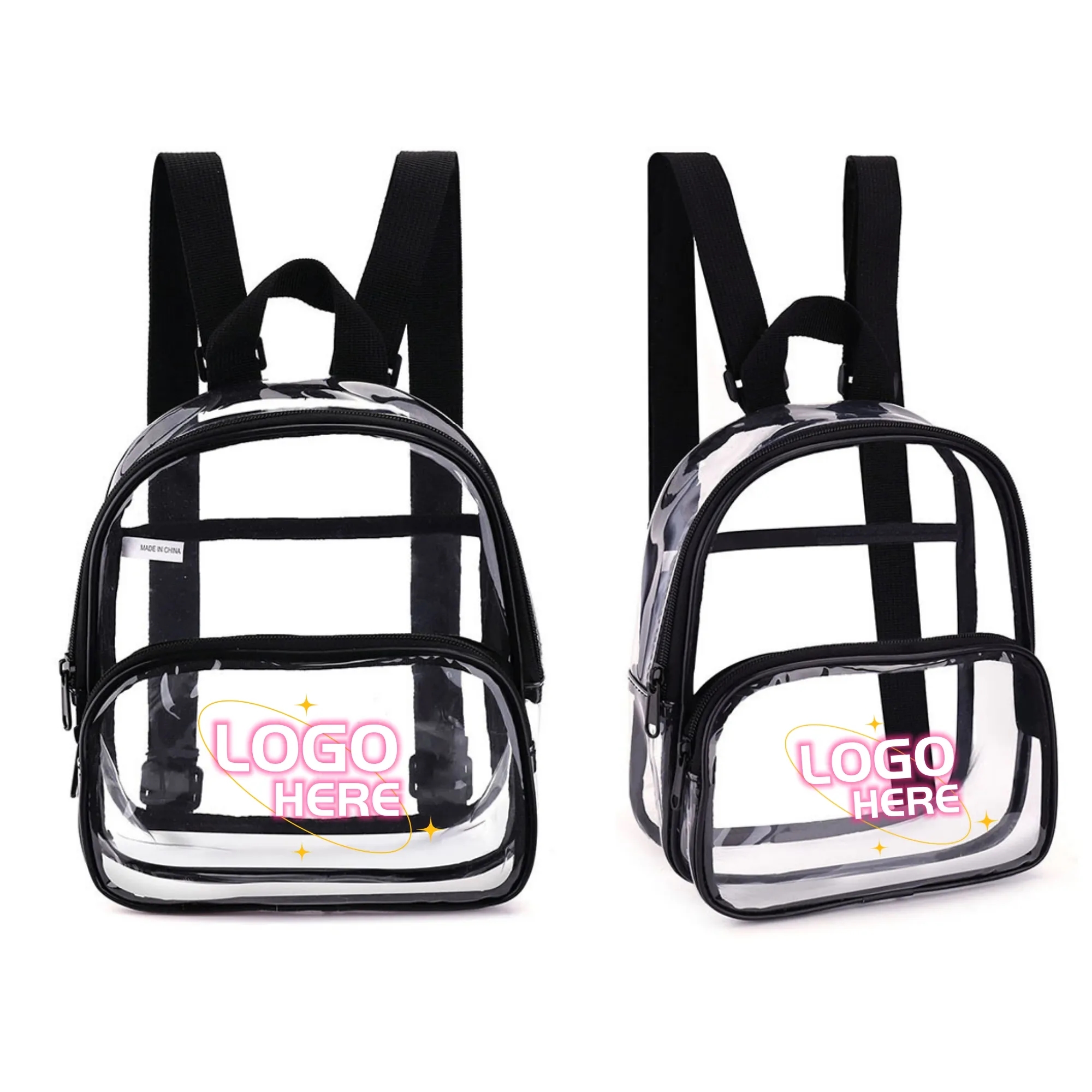 Transparent PVC Backpack Waterproof 2