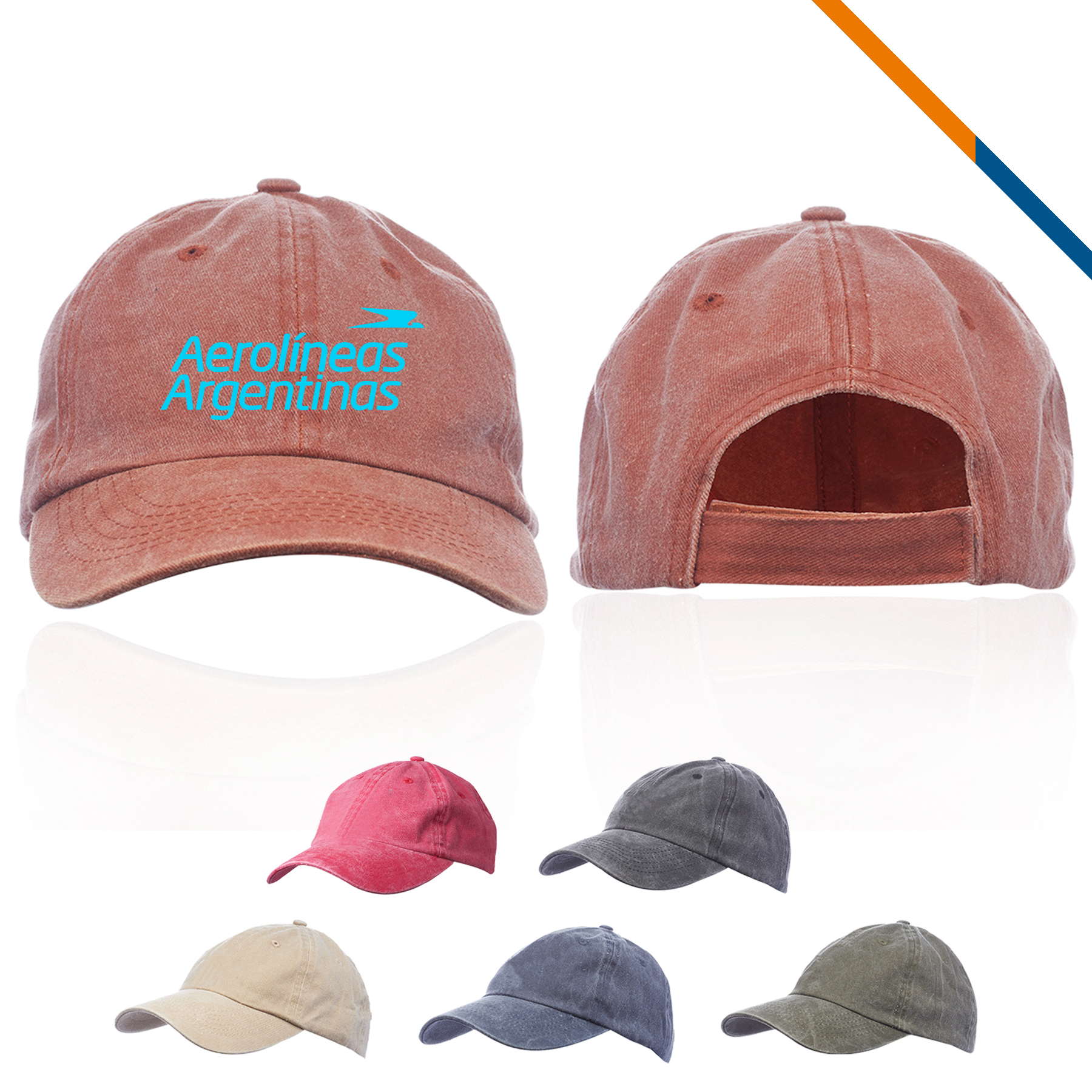 Roba Wash Cotton Caps 4