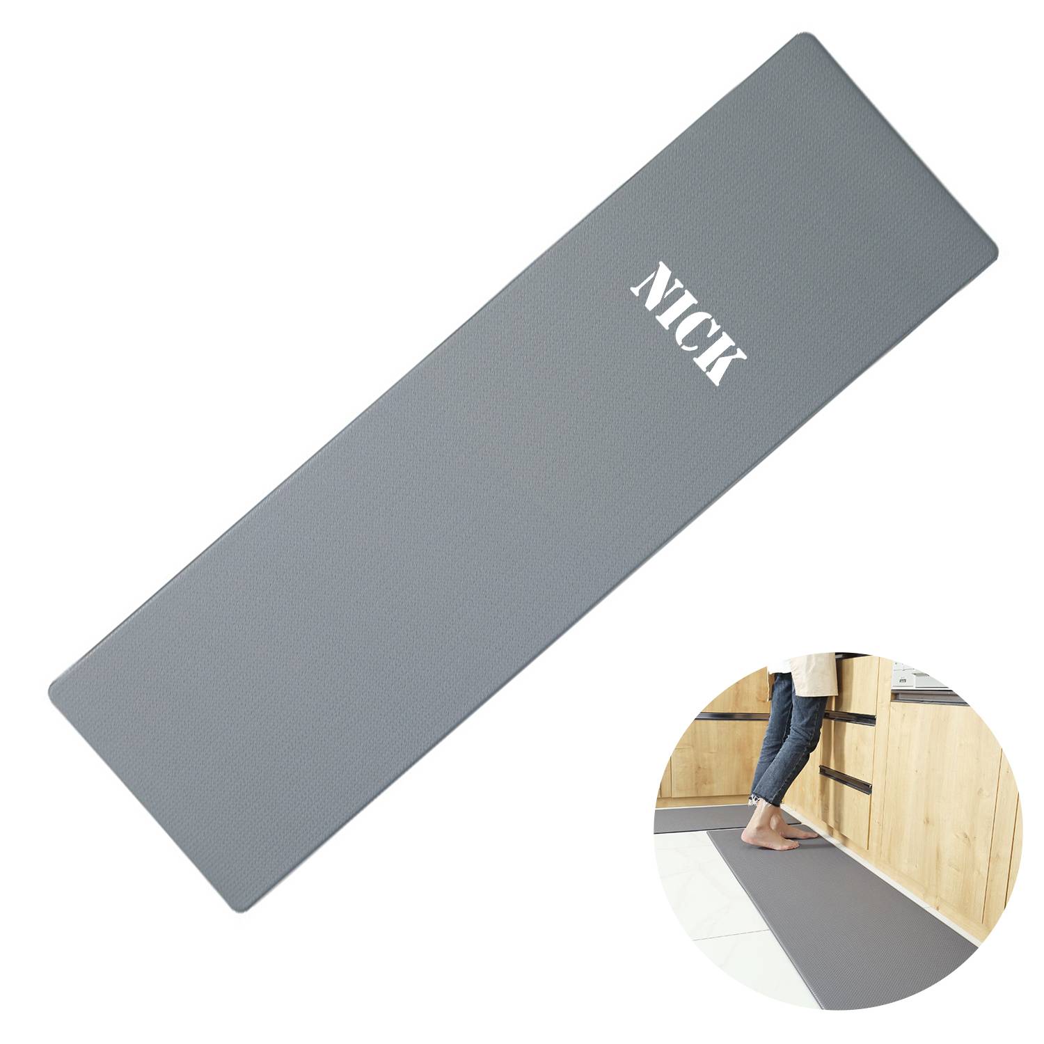 PVC Non-slip Anti-oil Kitchen Long Floor Mat 5