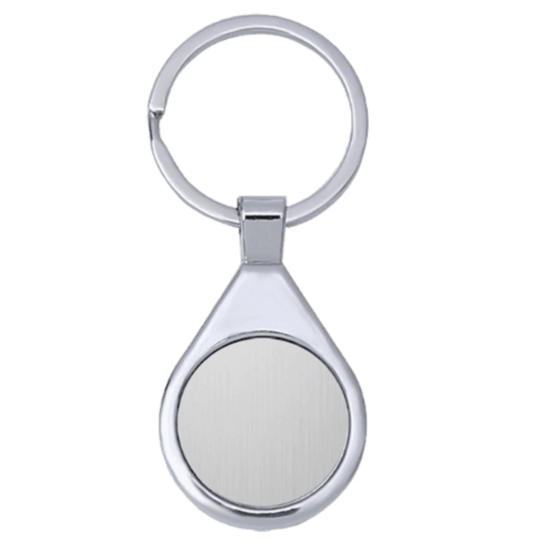 Metal Drop-Shaped Keychain 2