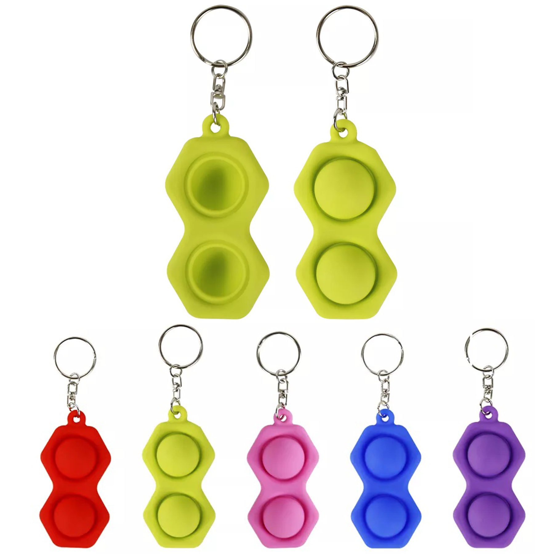 Custom Silicone Keychain With Logo 1